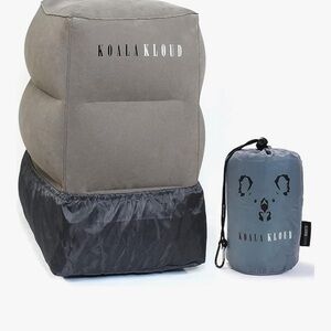 Koala Kloud Gray Inflatable foot rest